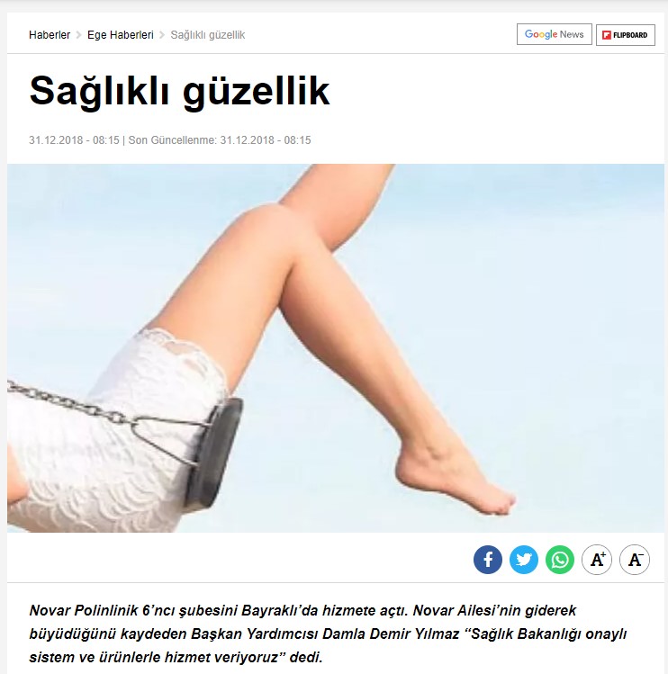 Milliyet Gazetesi Novar Poliklinik
