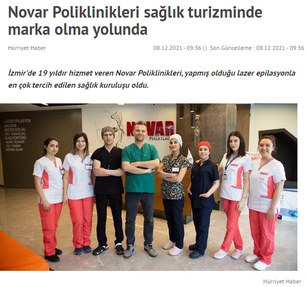 Novar Poliklinikleri Hürriyet Haber 1